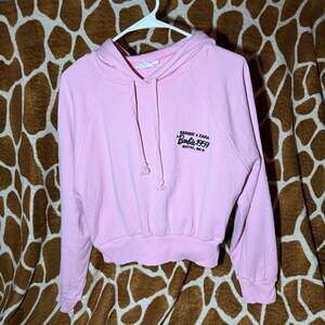 Zara x Barbie Pink Cropped Hoodie